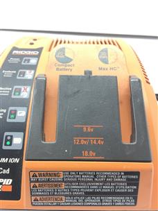 Ridgid R840091 Lithium Ion 9.6v 18v Battery Charger I DC Very